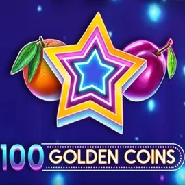 100 Golden Coins casino game by Amusnet Interactive – featured logo at Casinoly Casino