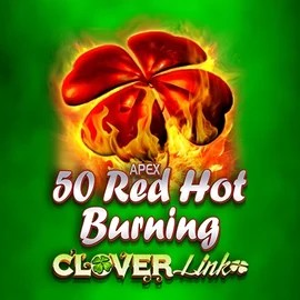 50 Red Hot Burning Clover Links casino game by Novomatic – featured logo at Casinoly Casino