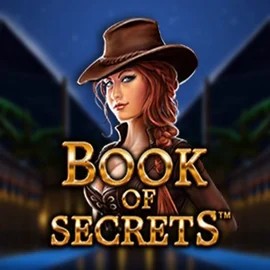 Book of Secrets online game logo by SYNOT Games on casinoly-casino.eu