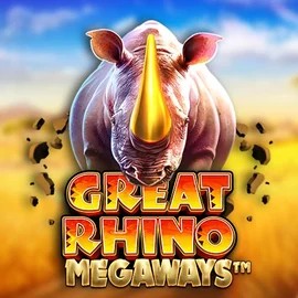 Great Rhino Megaways slot visual from Pragmatic Play available on casinoly-casino.eu