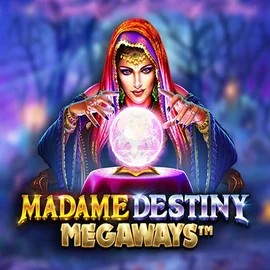 Madame Destiny Megaways game by Pragmatic Play – logo hosted on Casinoly Casino